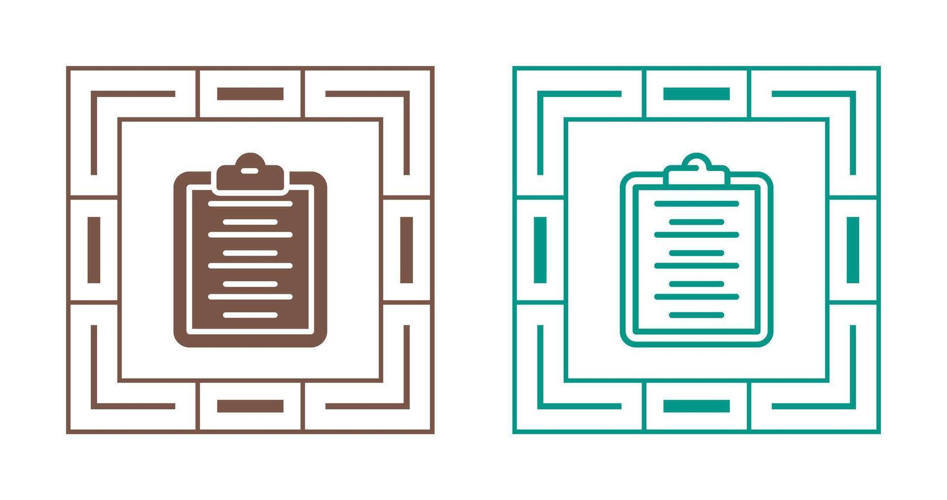 Writing Pad Vector Icon