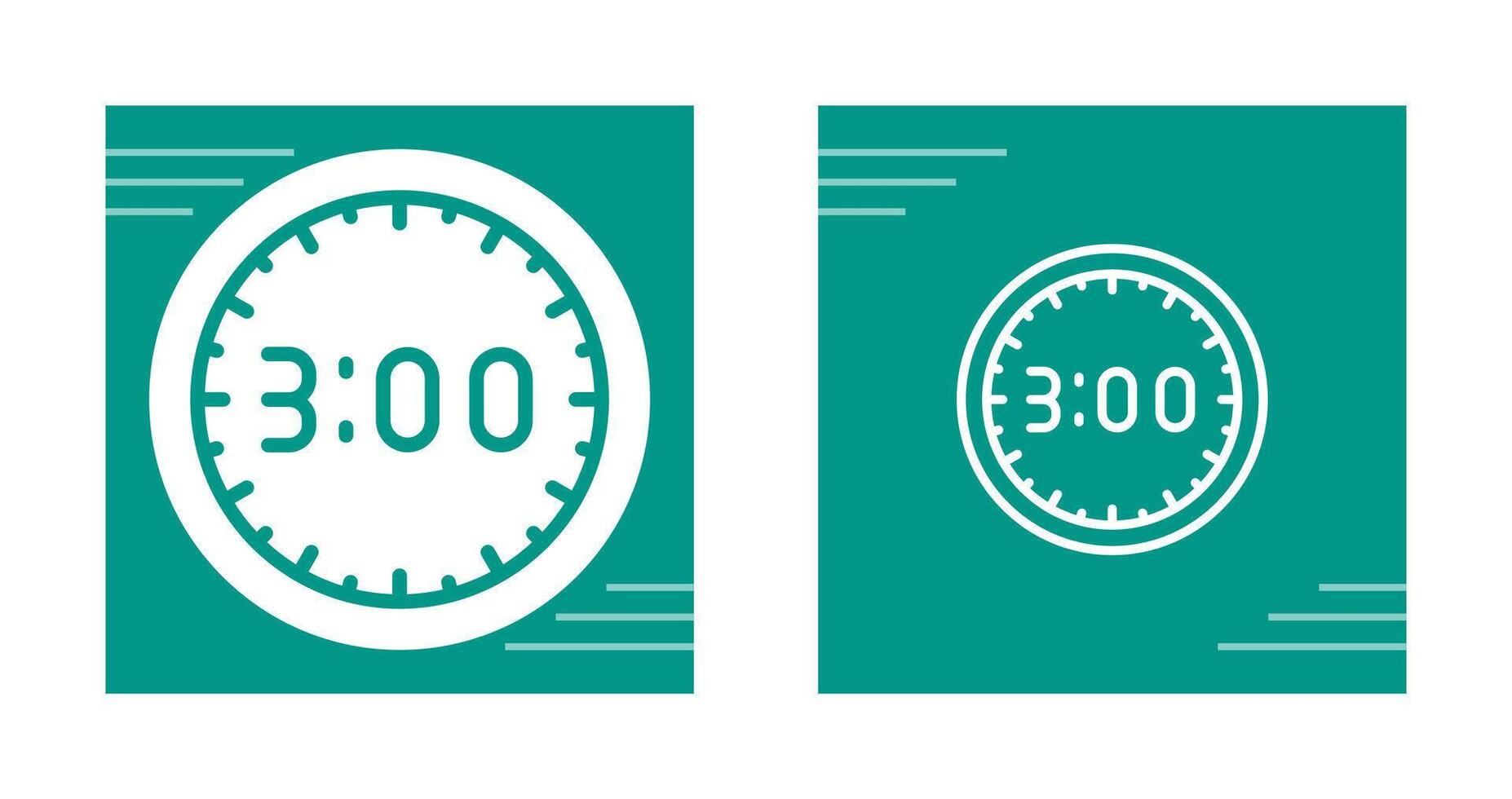 Clock Vector Icon