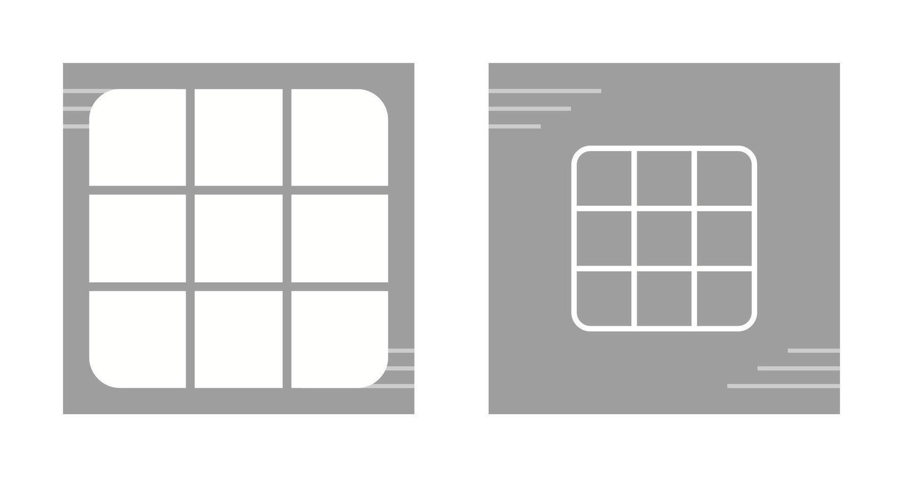 Rubik's cube Vector Icon