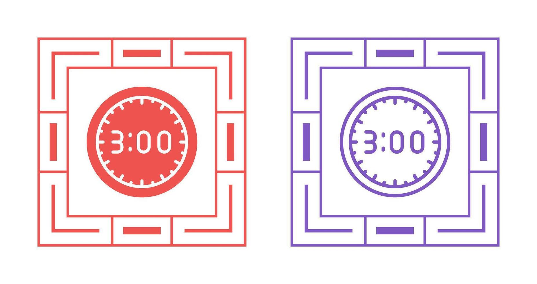 Clock Vector Icon