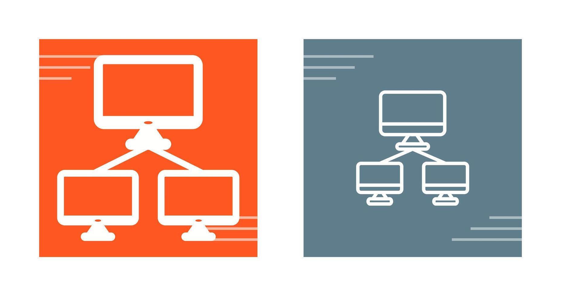 red supervisión vector icono