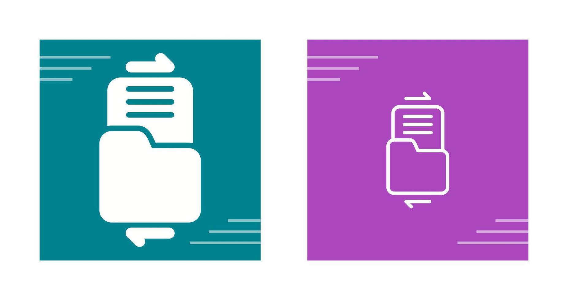 File Sharing Vector Icon
