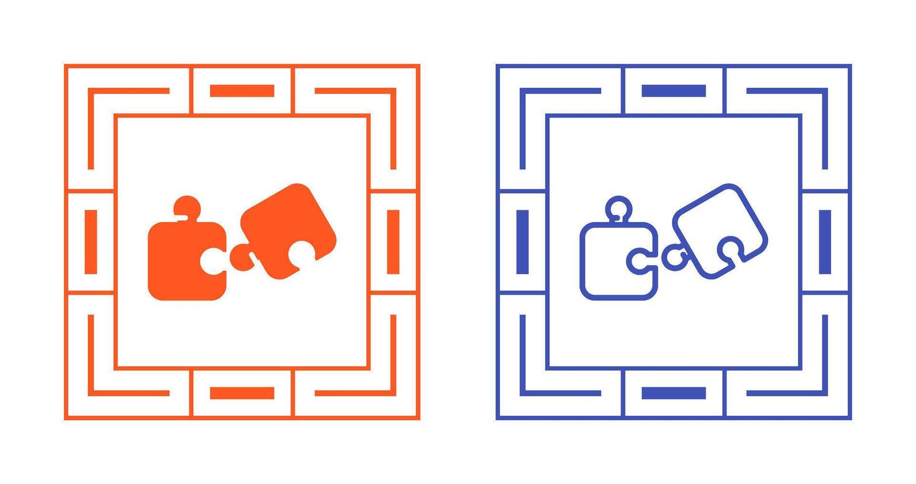 Jigsaw puzzle Vector Icon