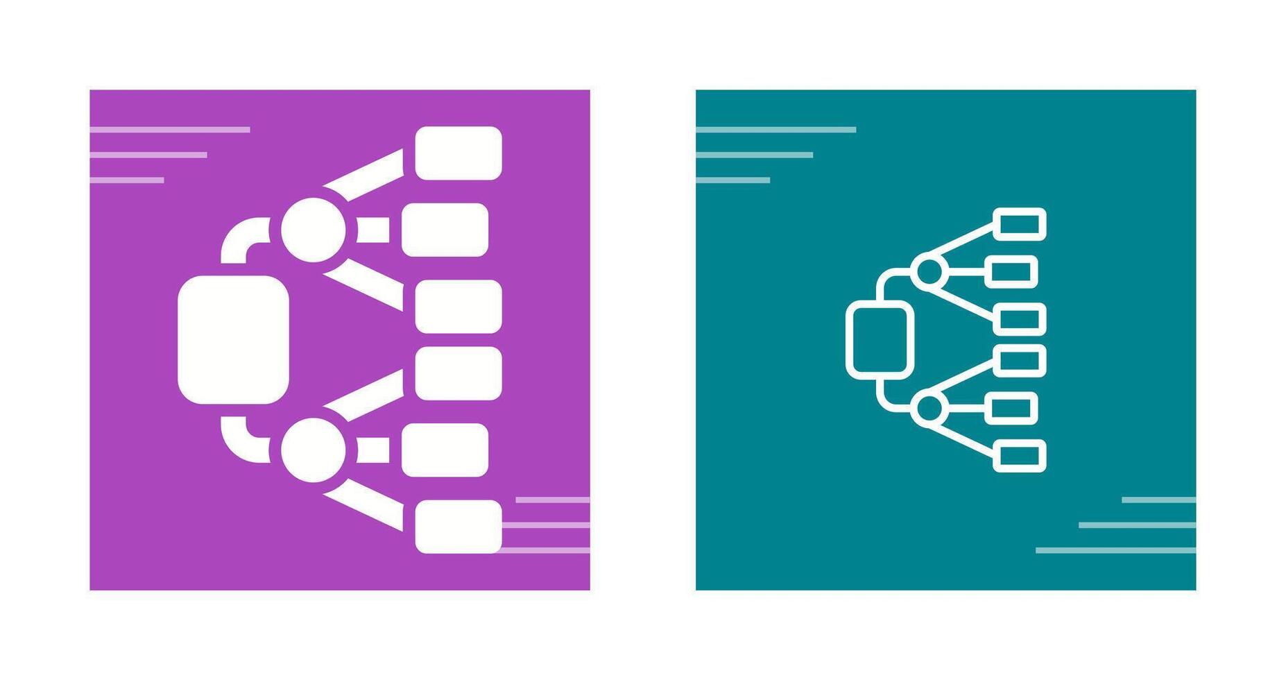 Network Diagram Vector Icon