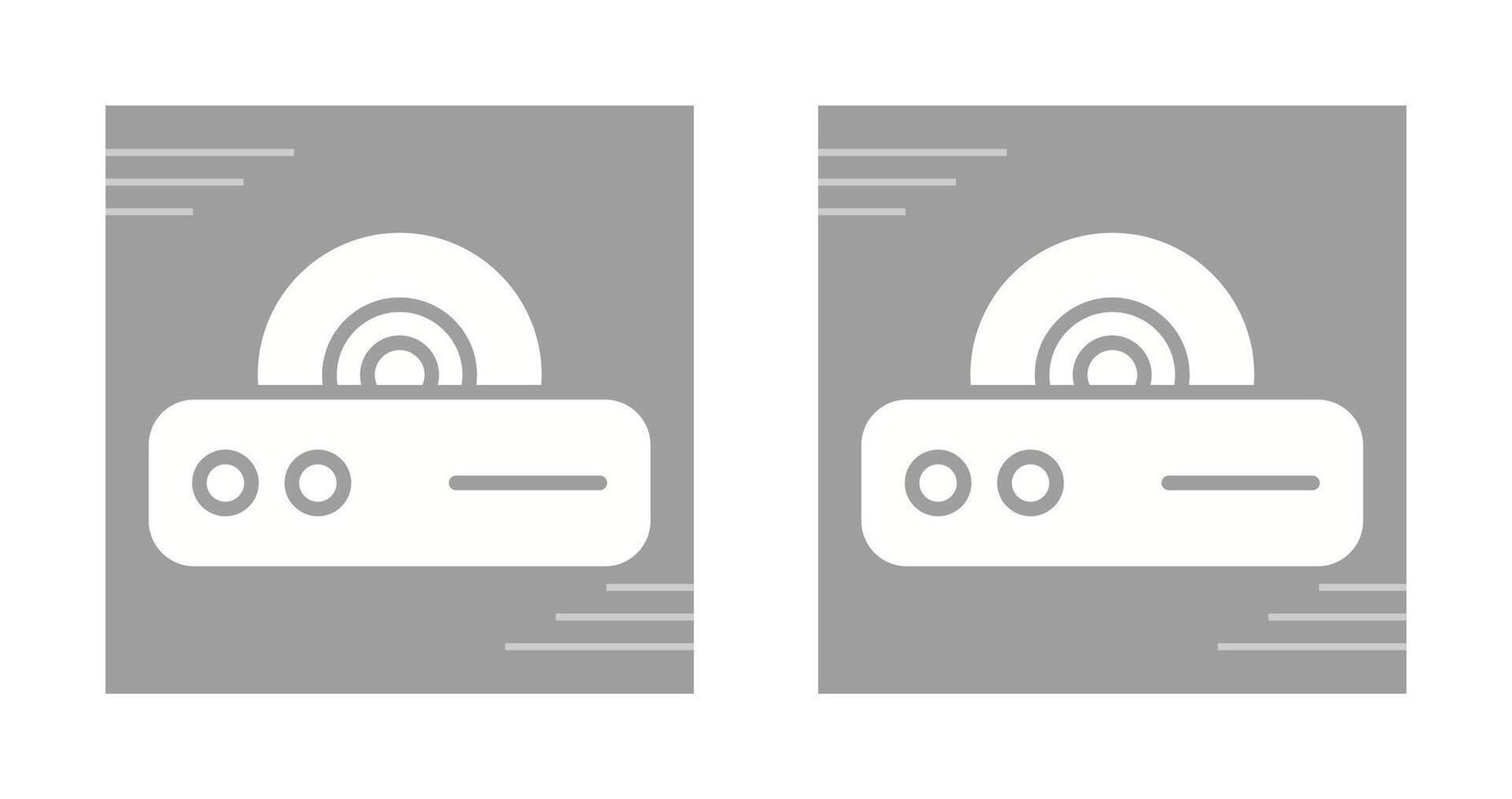 DVD Player Vector Icon