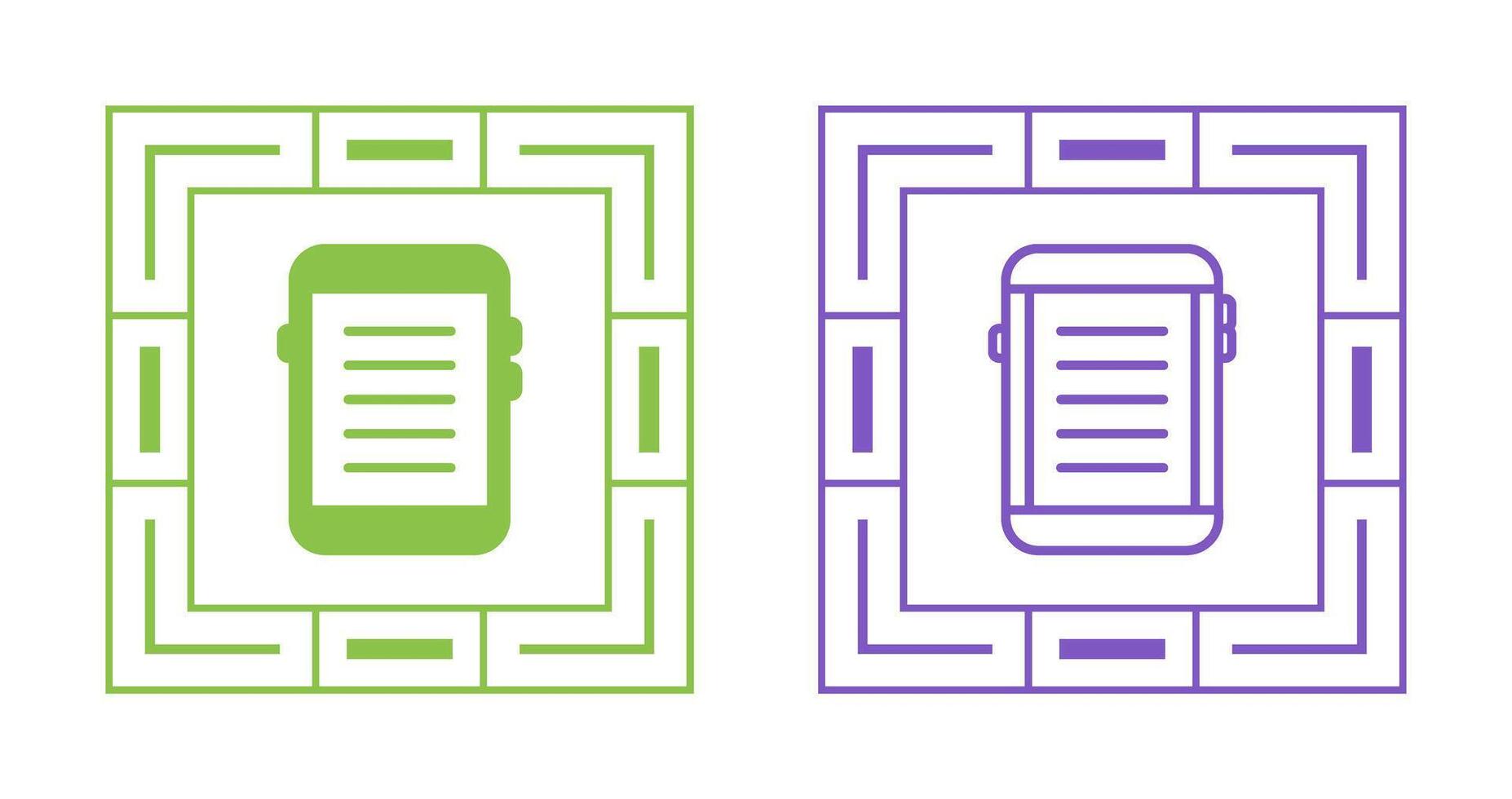 E-reader Vector Icon