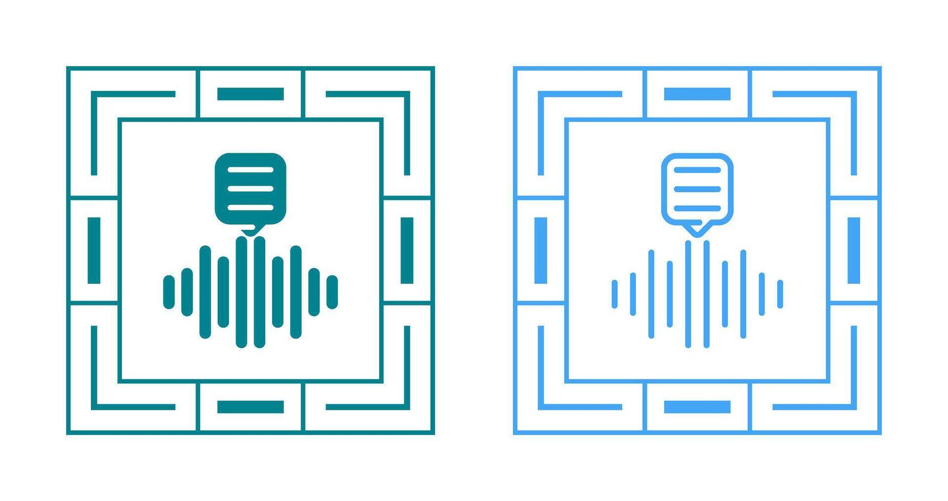 digital voz grabadora vector icono