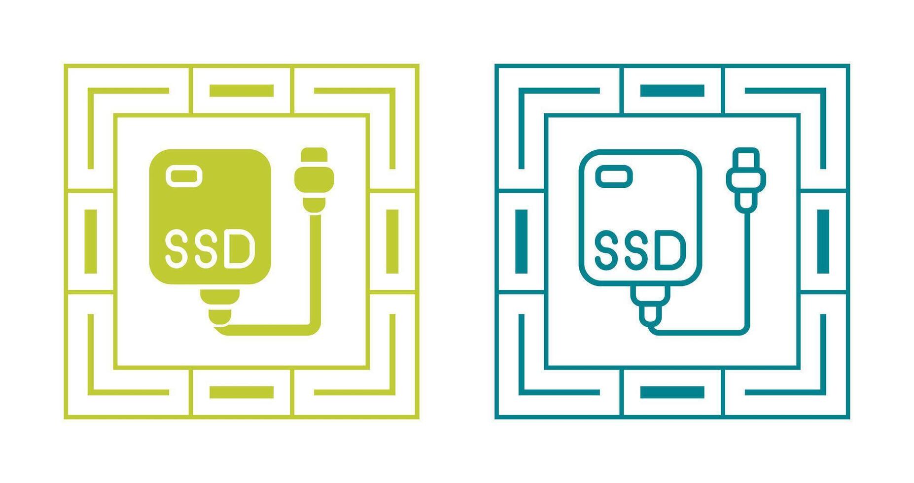 External SSD Vector Icon