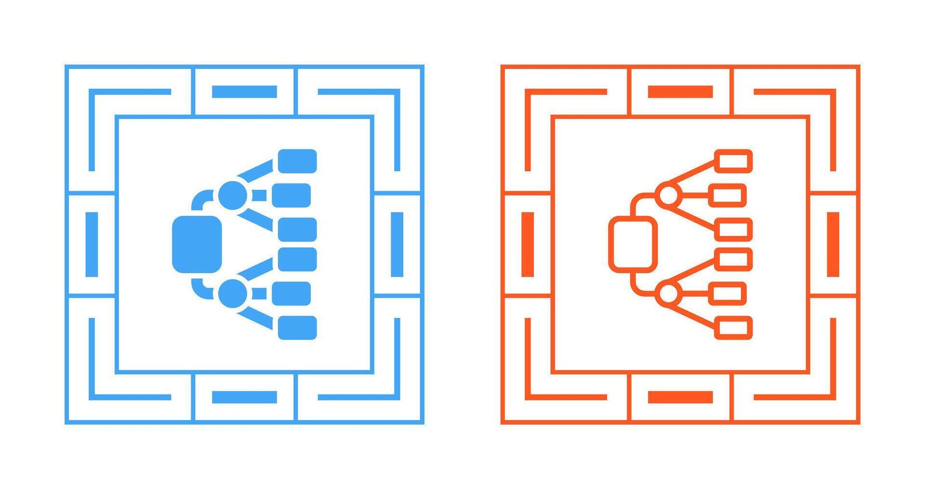 Network Diagram Vector Icon