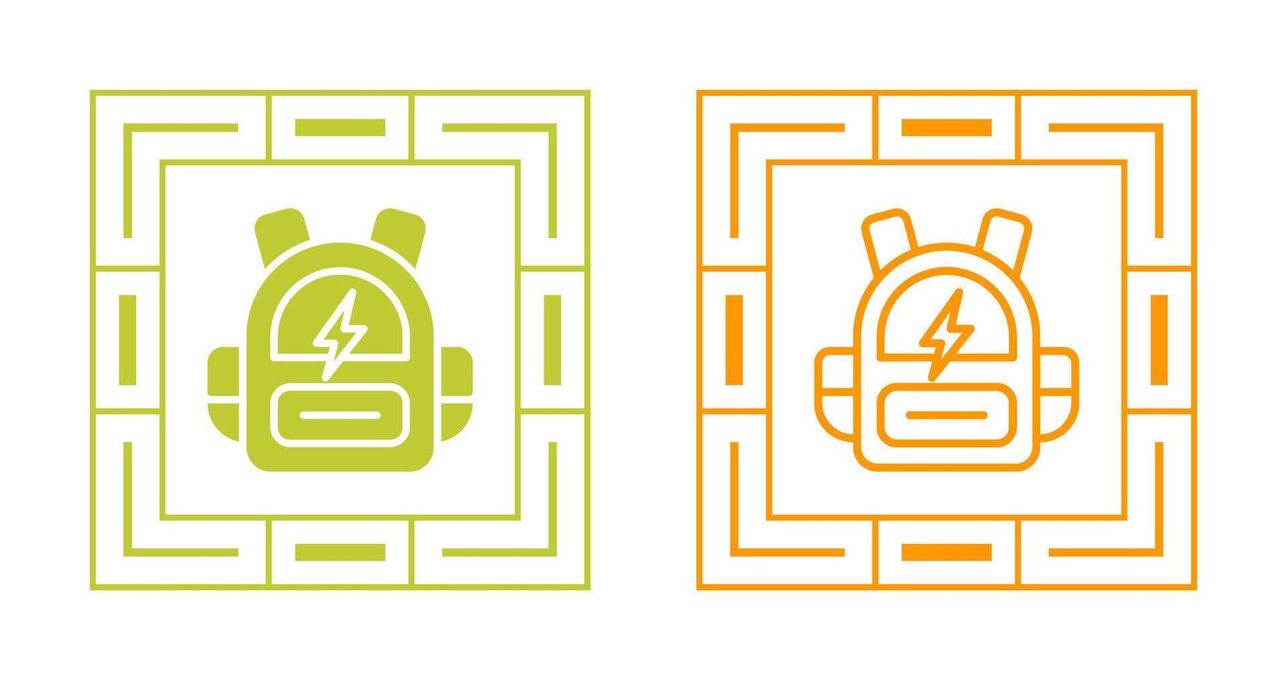 Smart Backpack Vector Icon