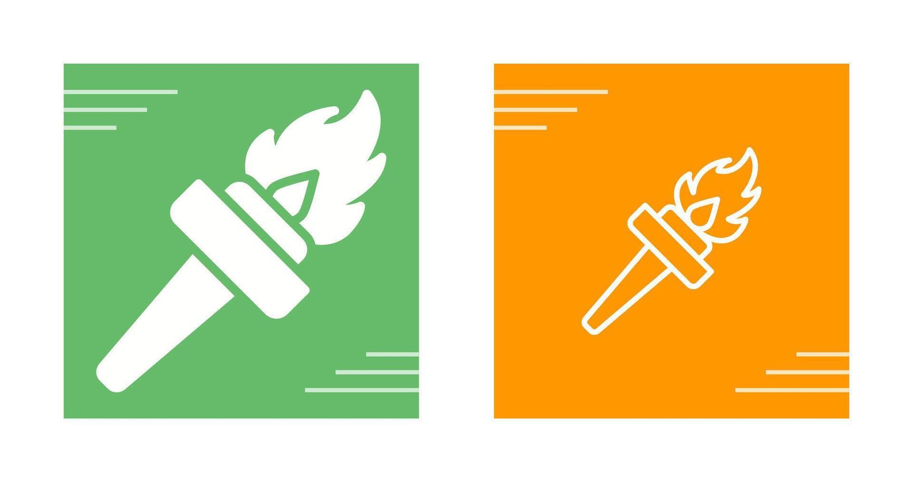 Torch Vector Icon