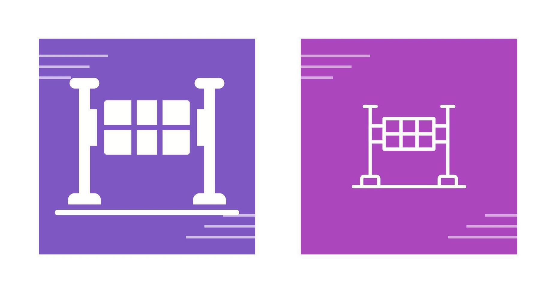 Finish Line Vector Icon