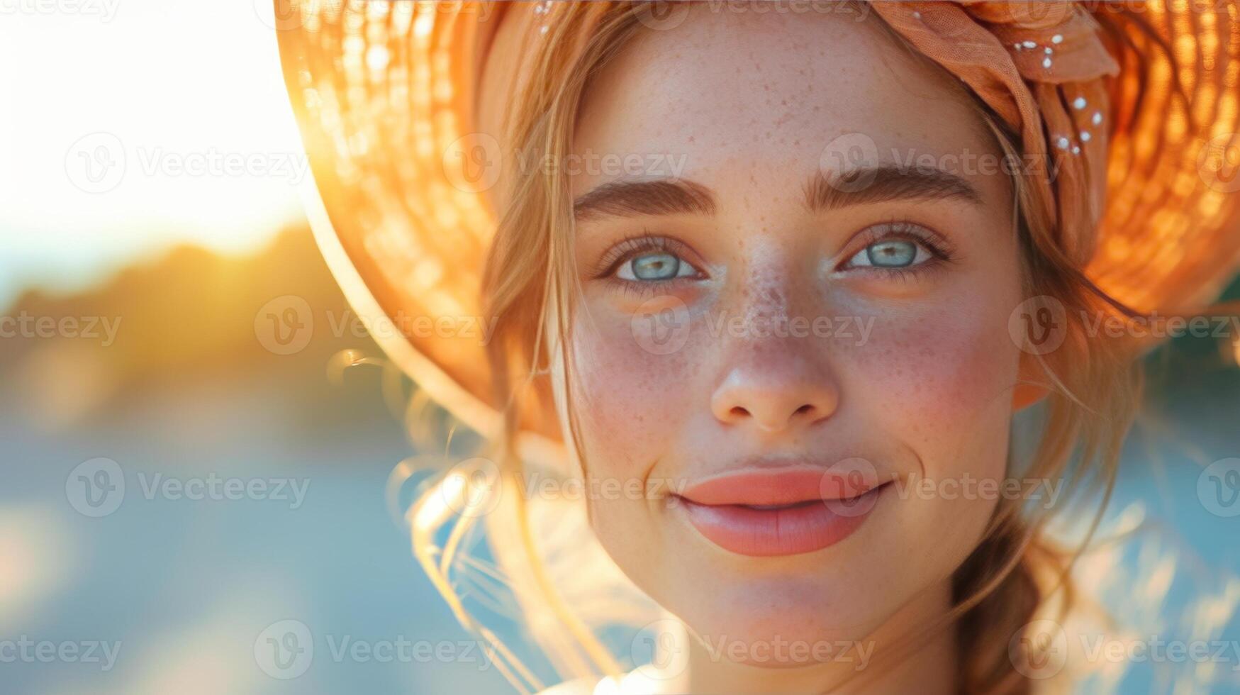Sensual tunned beautiful woman on sun. photo