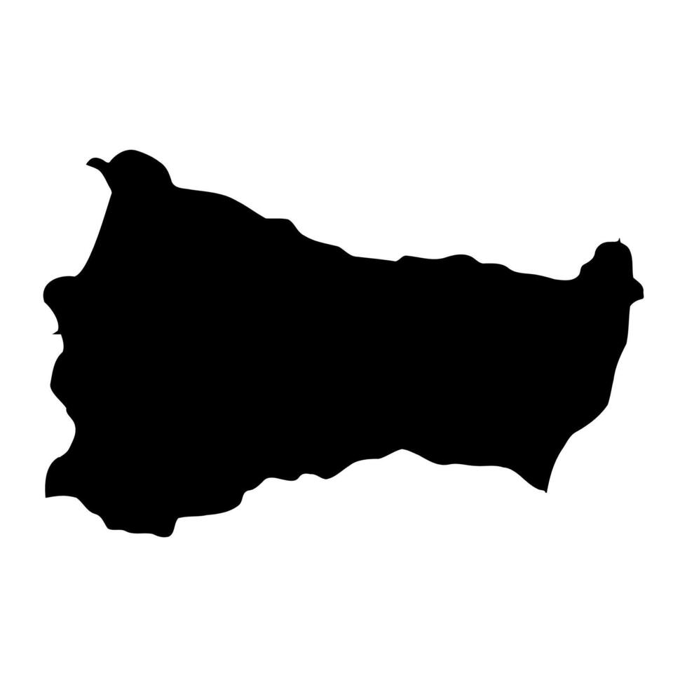 Paysandu Department map, administrative division of Uruguay. Vector illustration.