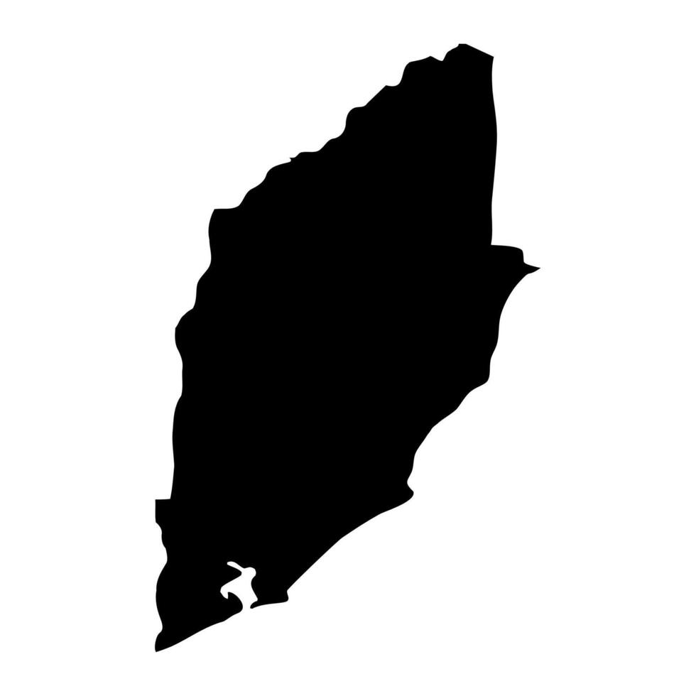 Rocha Department map, administrative division of Uruguay. Vector illustration.