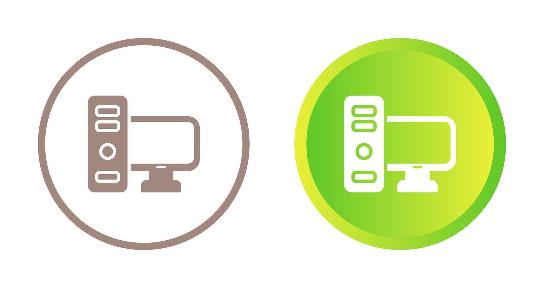 Computer Vector Icon