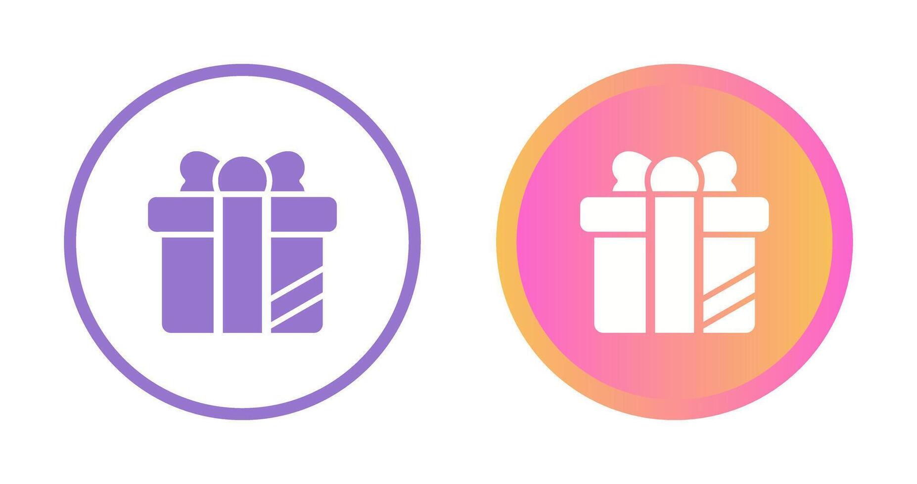 icono de vector de regalo