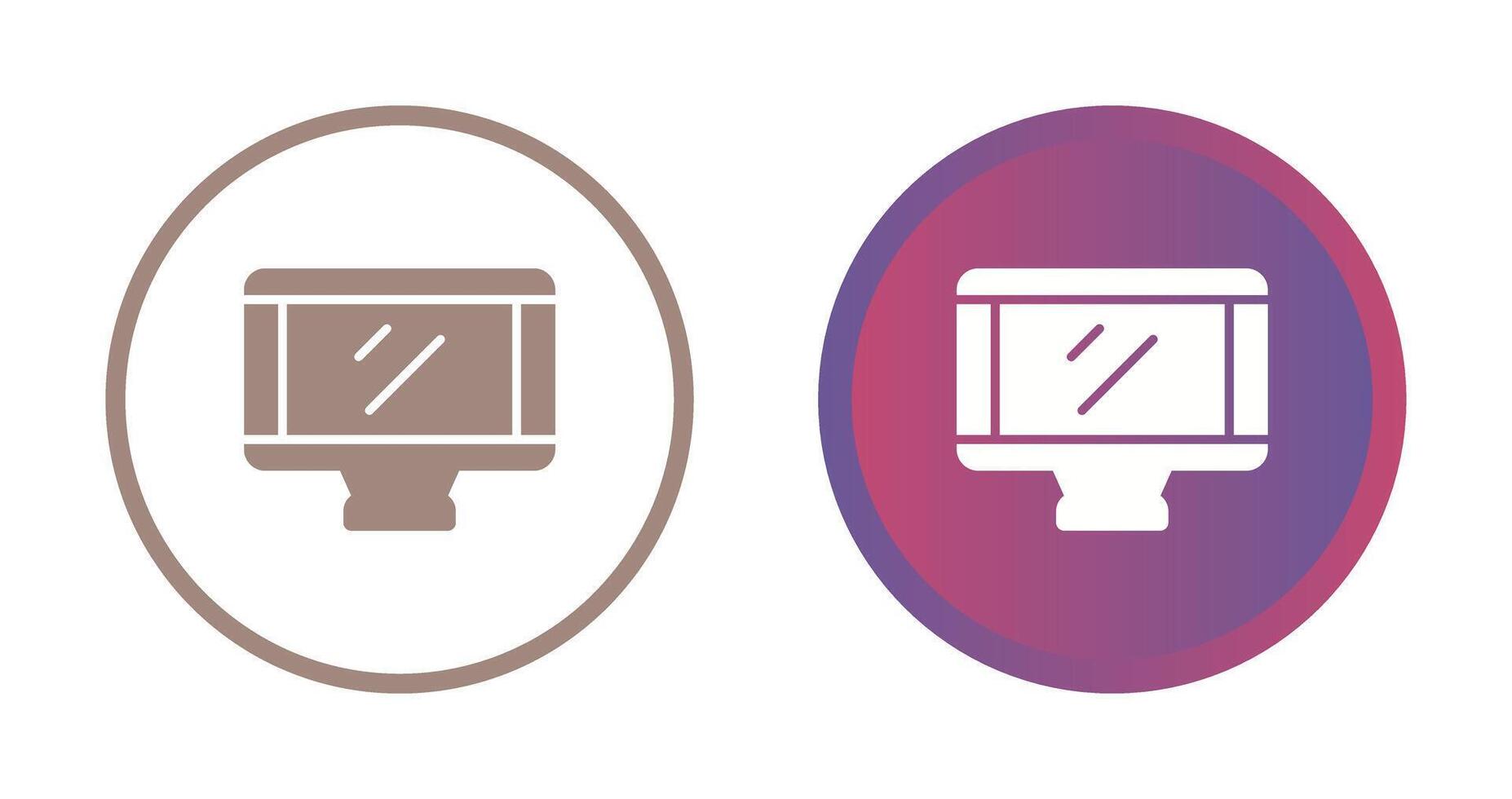Monitor Vector Icon