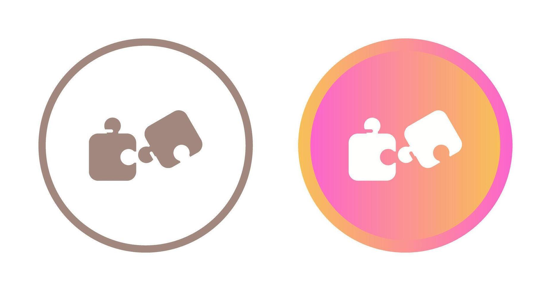 Jigsaw puzzle Vector Icon