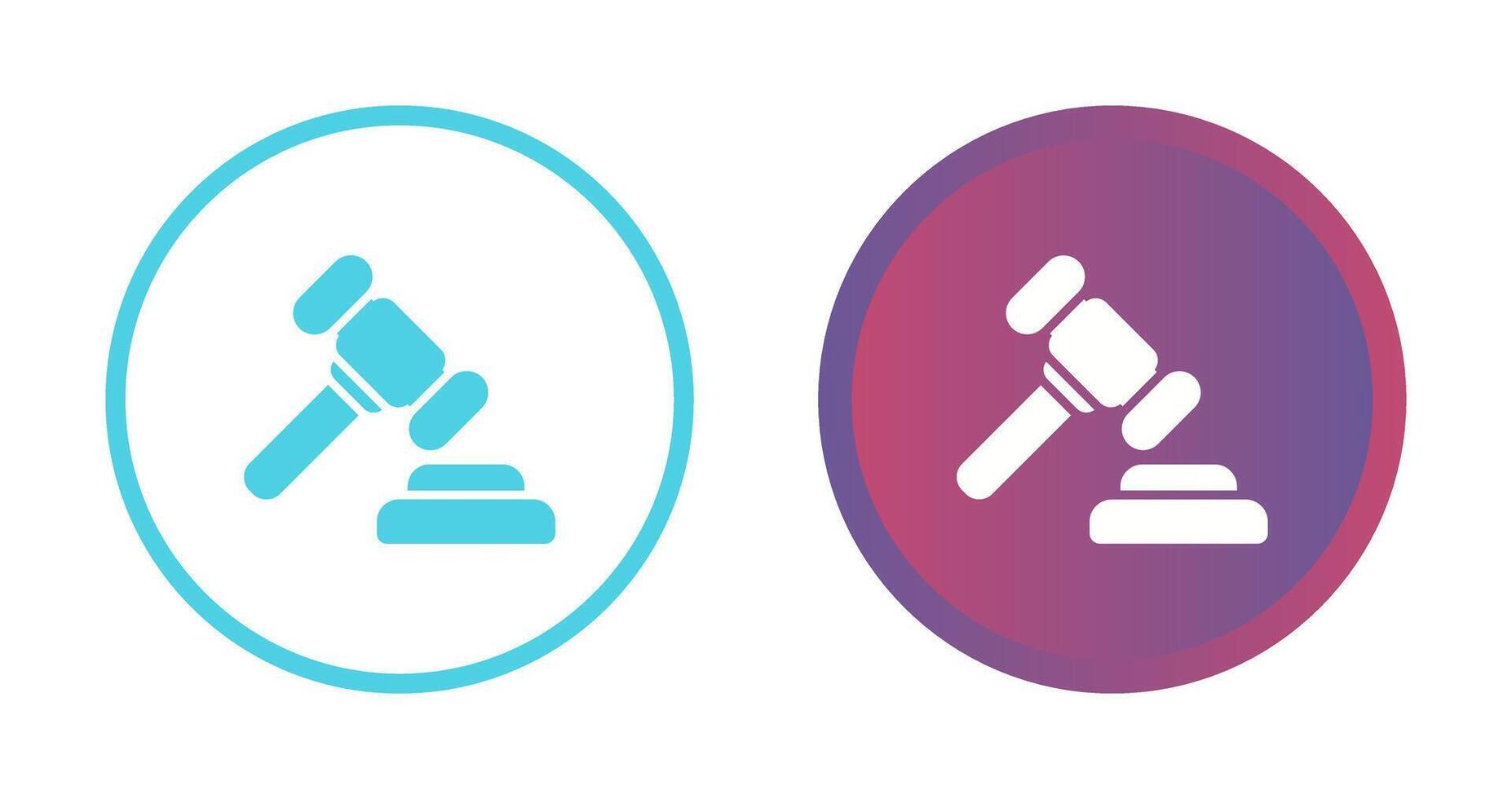 Gavel Vector Icon