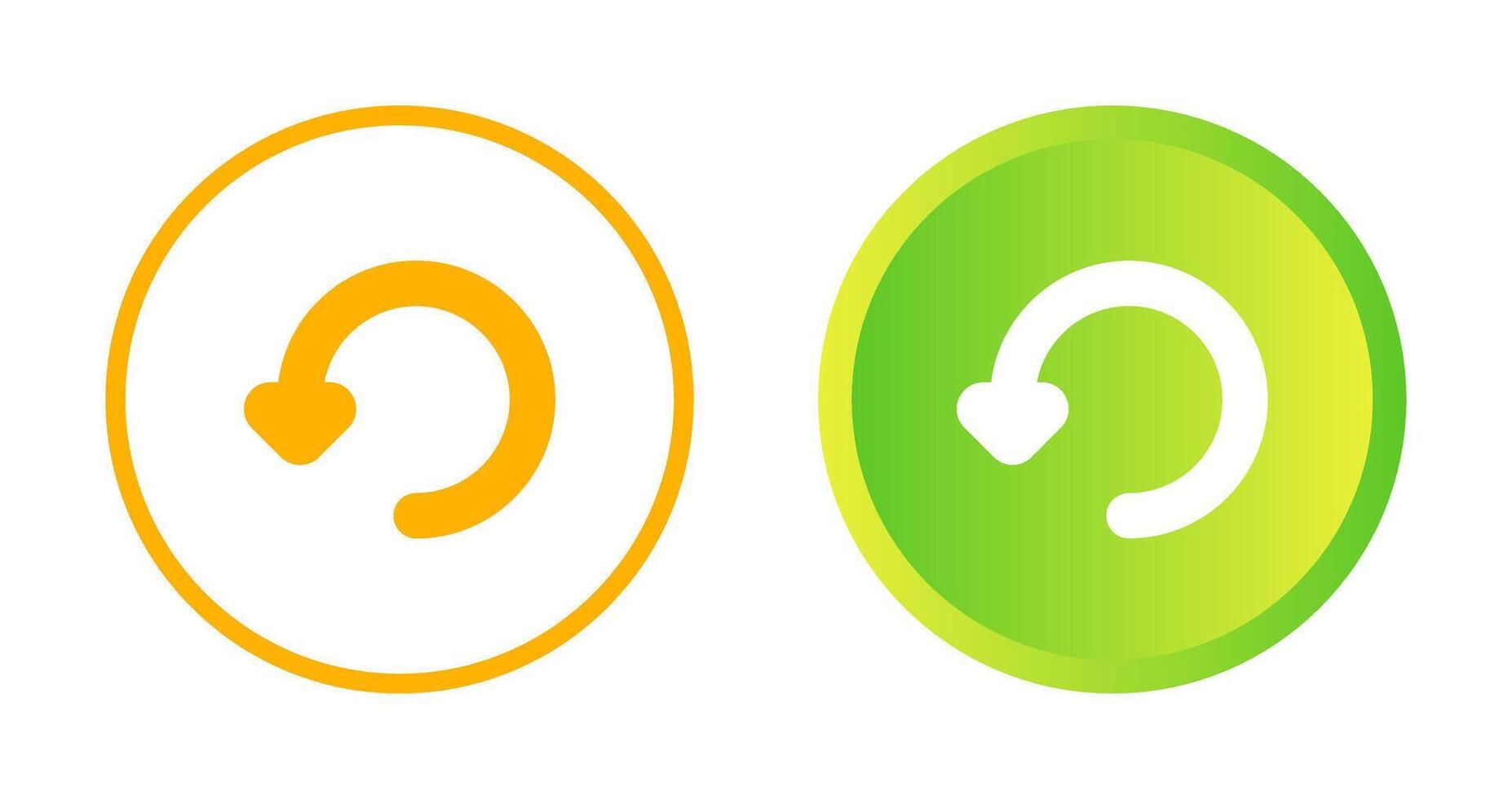 Rotate Left Vector Icon