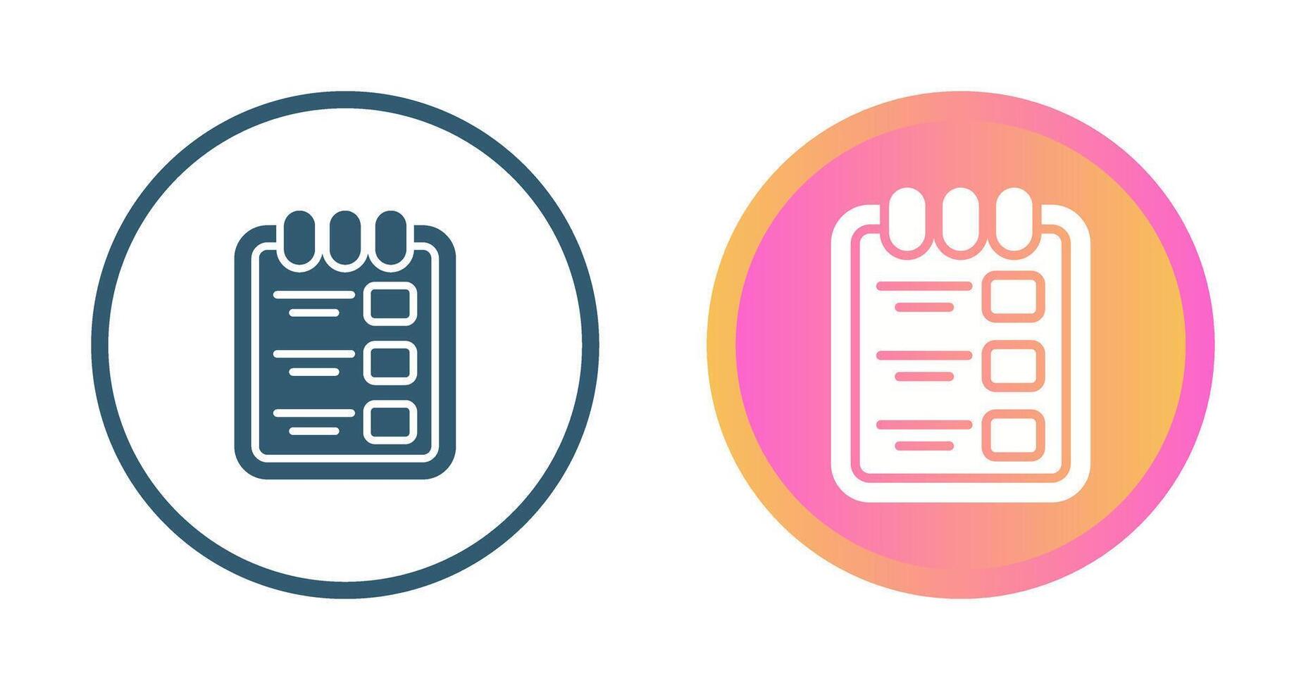 Task list with clipboard Vector Icon