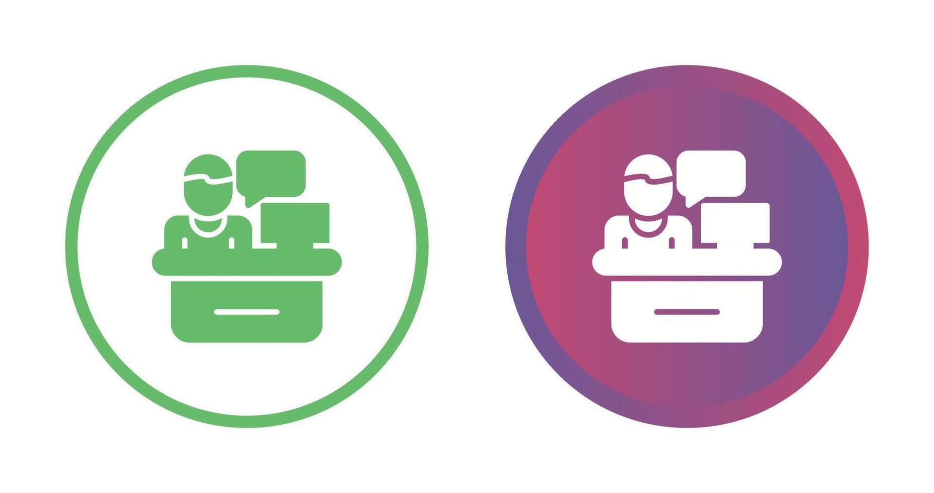 Academic Advisor Vector Icon