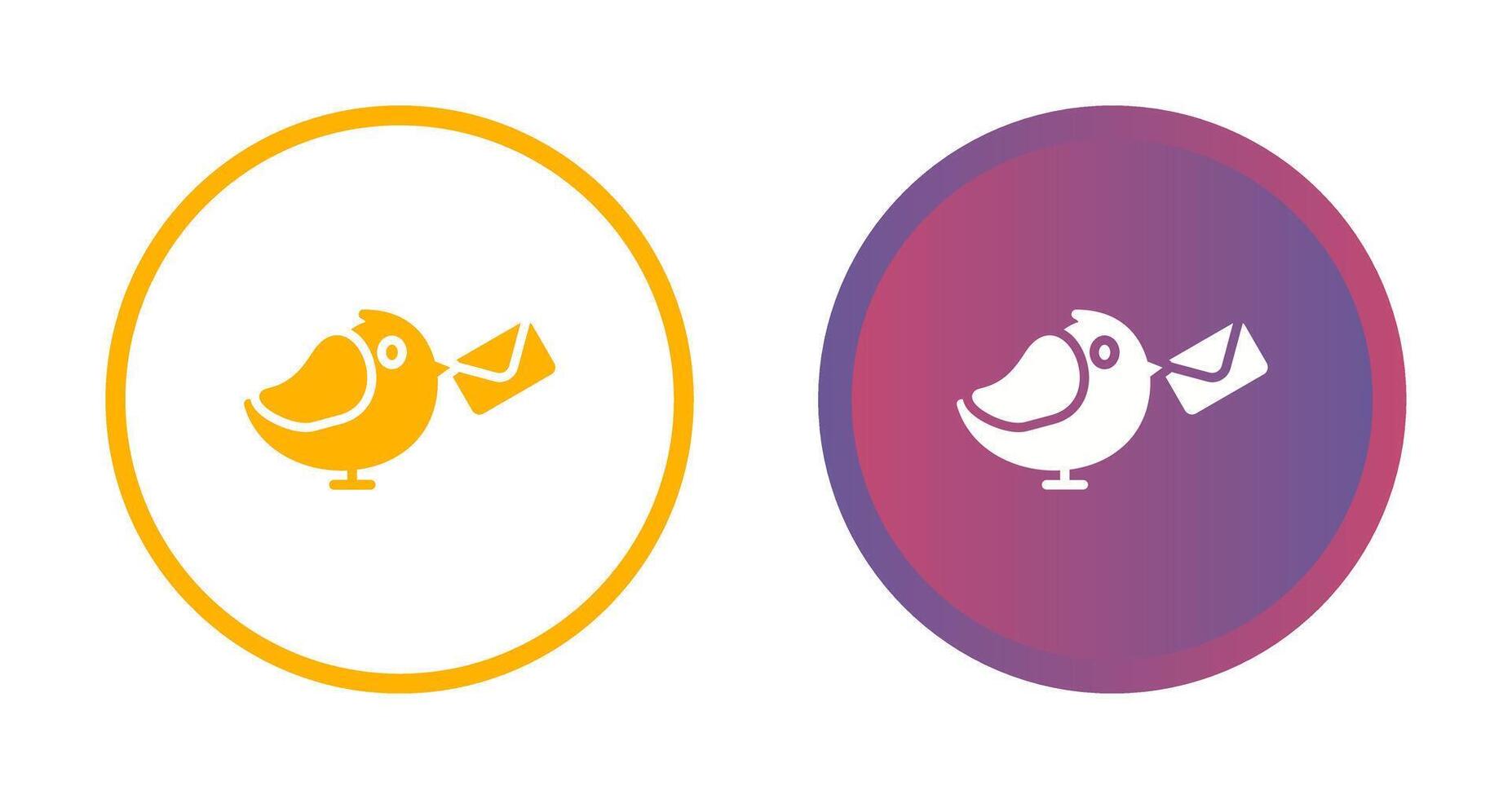 Carrier Pigeon Vector Icon