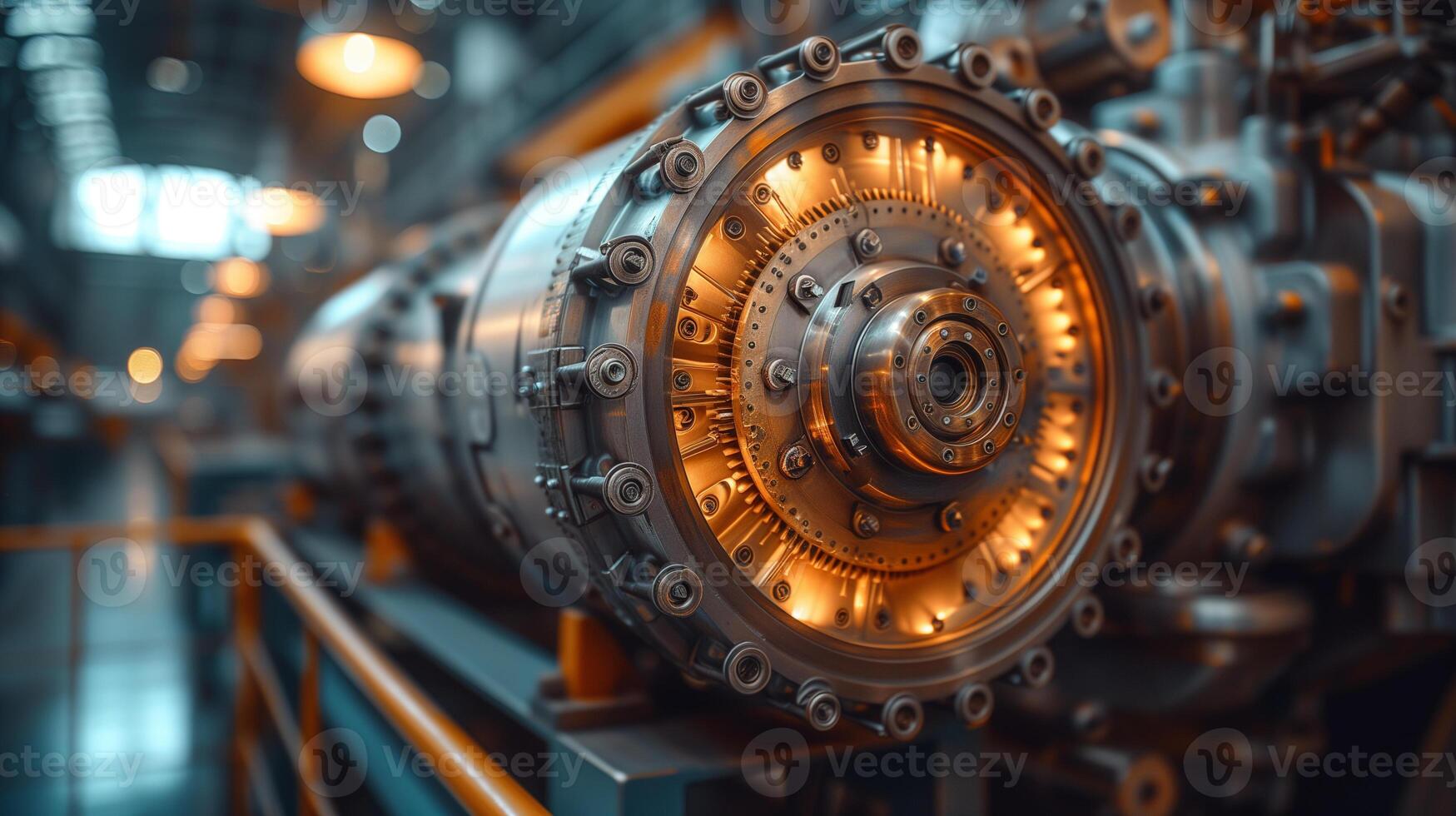 AI generated Precision Engineering.  The Heart of Modern Machinery photo