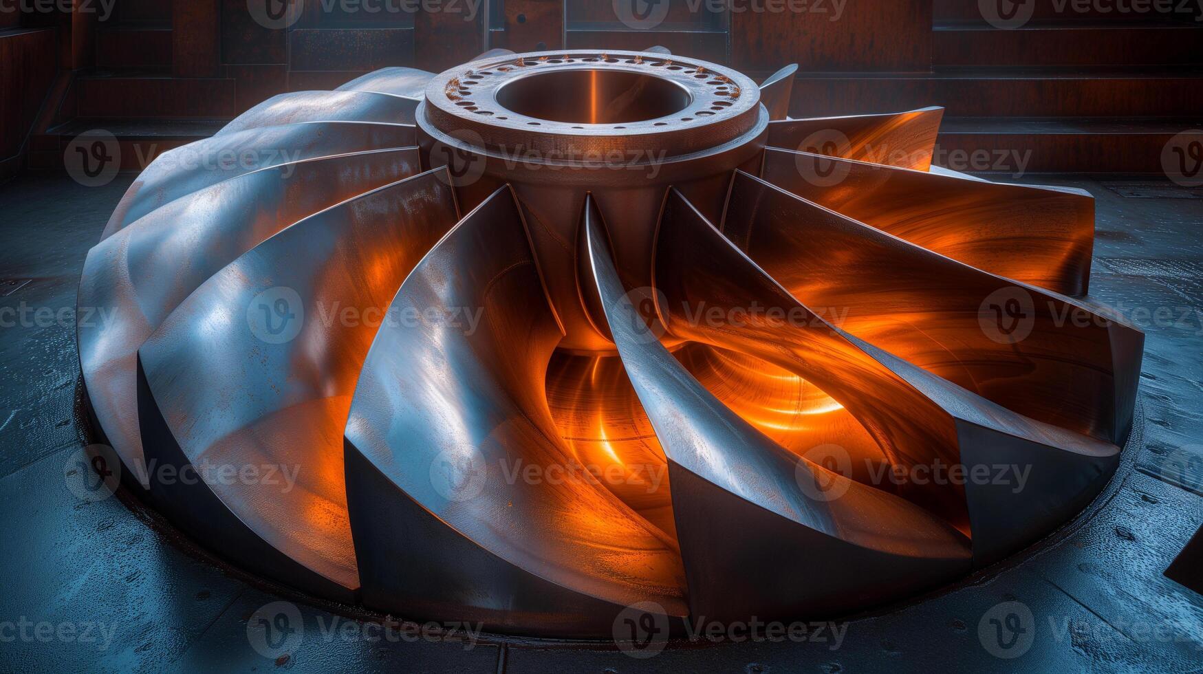 AI generated Precision Engineering.  The Heart of Modern Machinery photo
