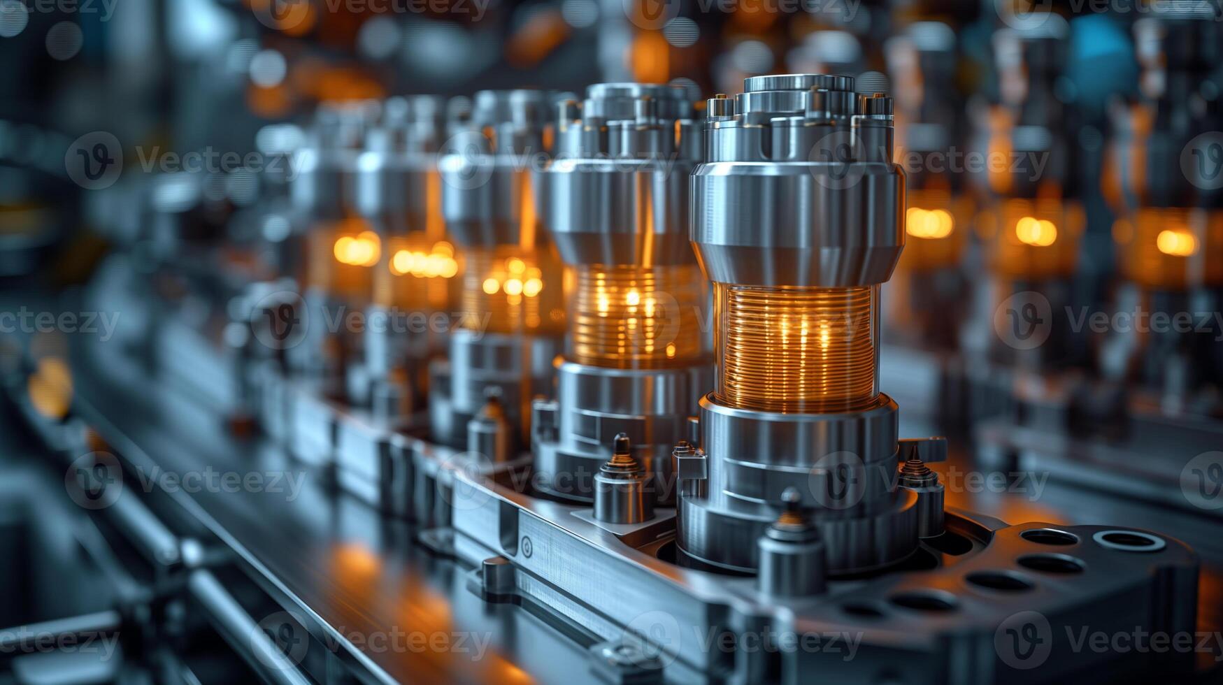 AI generated Precision Engineering.  The Heart of Modern Machinery photo