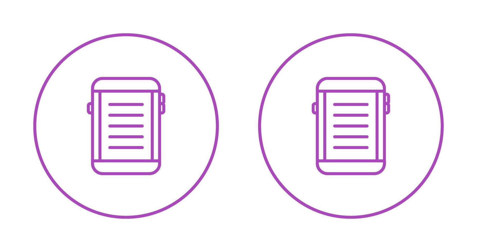 E-reader Vector Icon