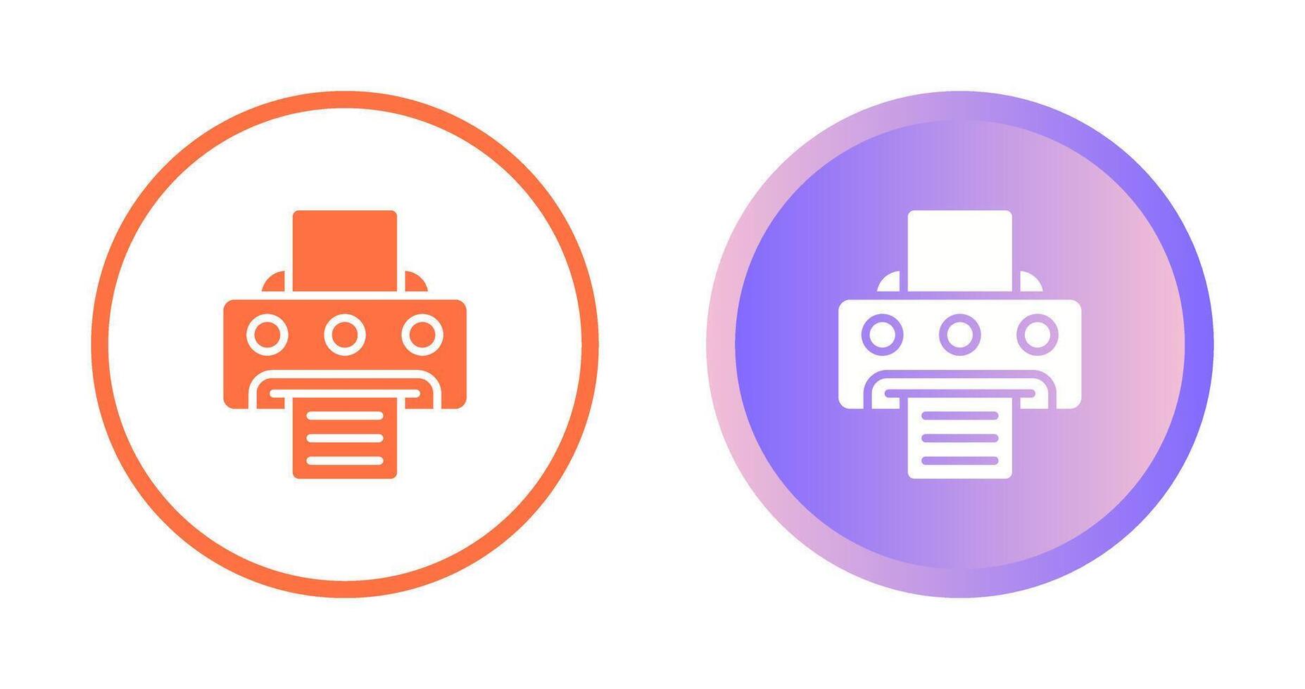 Document Print Vector Icon