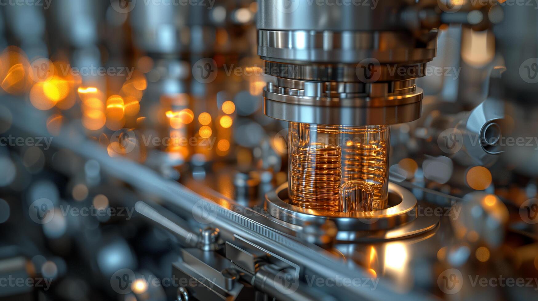 AI generated Precision Engineering.  The Heart of Modern Machinery photo