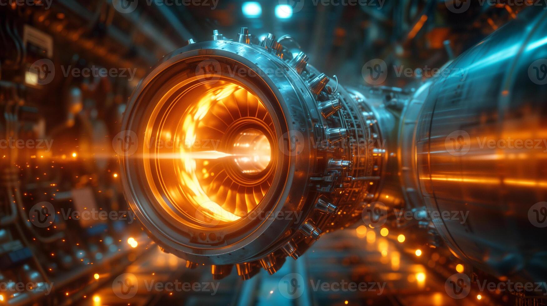 AI generated The Heart of Modern Machinery photo