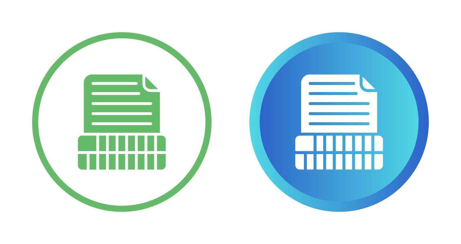 Document Insert Table Vector Icon