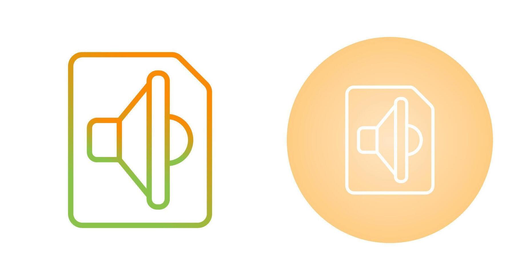 Audio File Vector Icon