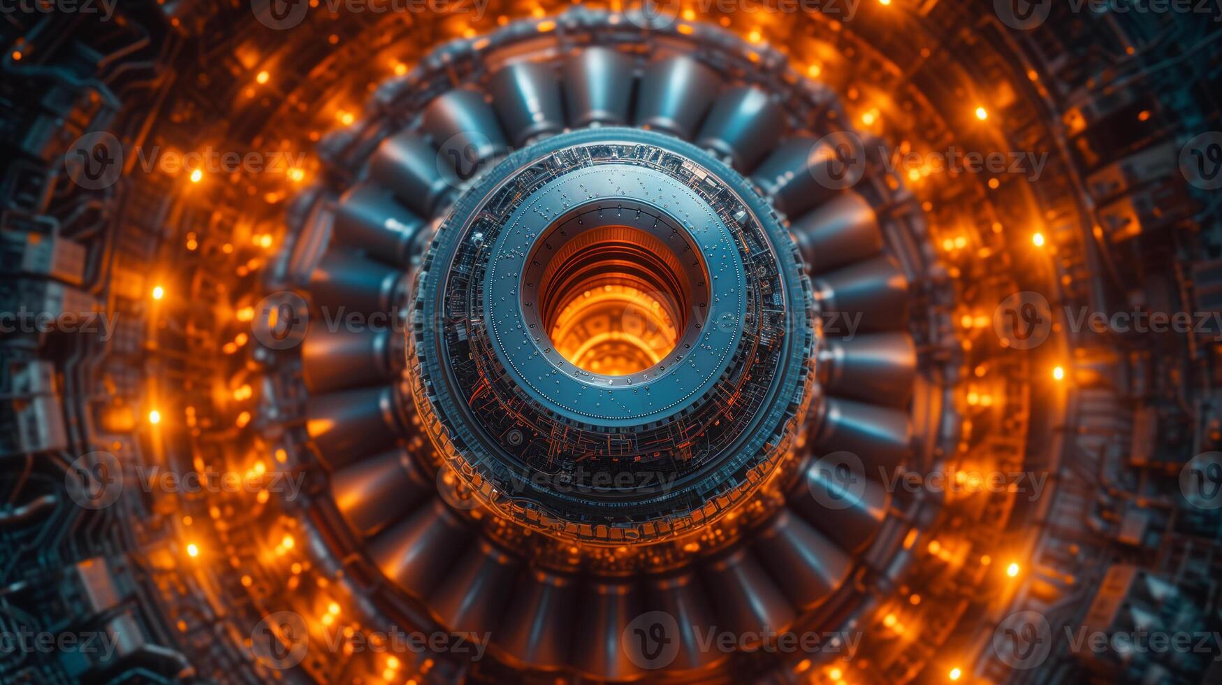 AI generated Precision Engineering.  The Heart of Modern Machinery photo