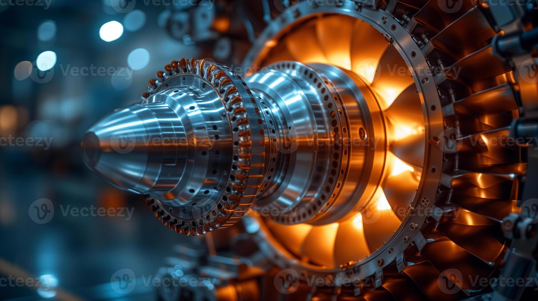 AI generated Precision Engineering.  The Heart of Modern Machinery photo