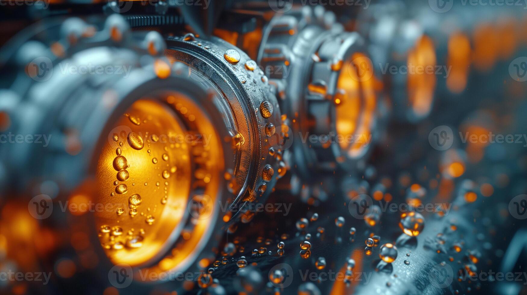 AI generated Precision Engineering.  The Heart of Modern Machinery photo