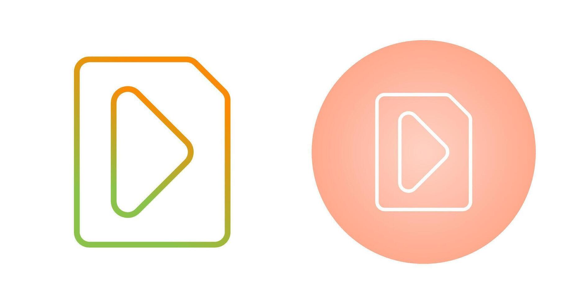 Video File Vector Icon