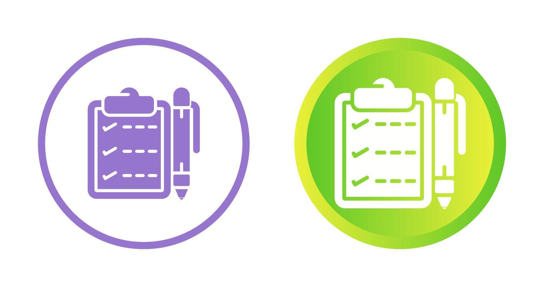 Notepad with pen Vector Icon