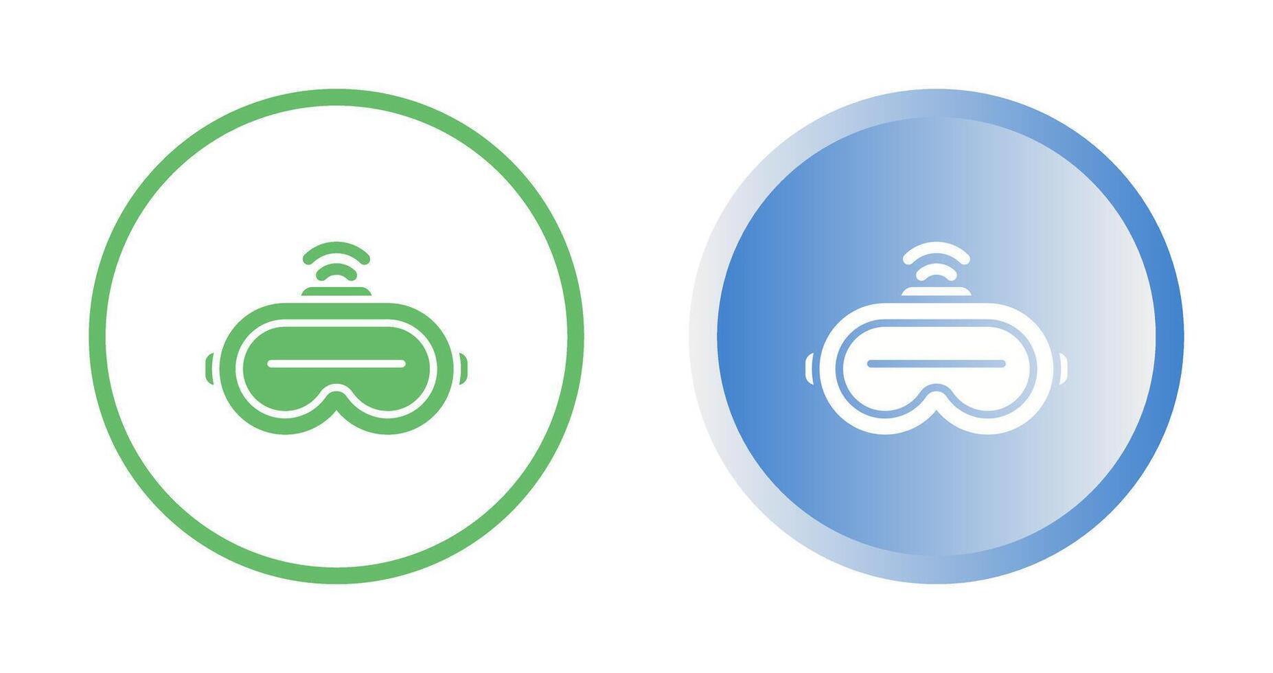 Augmented Reality Headset Vector Icon