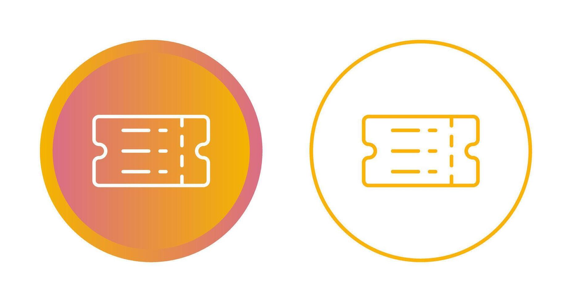 Ticket Vector Icon