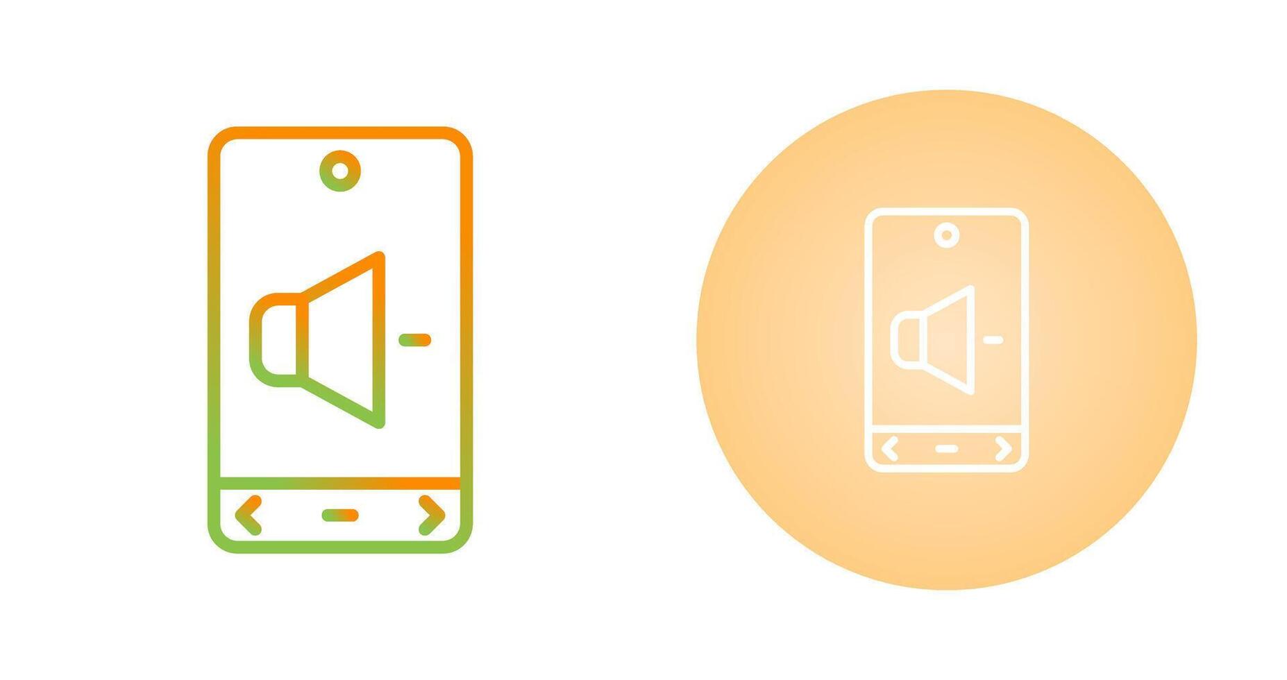 Volume Down Vector Icon