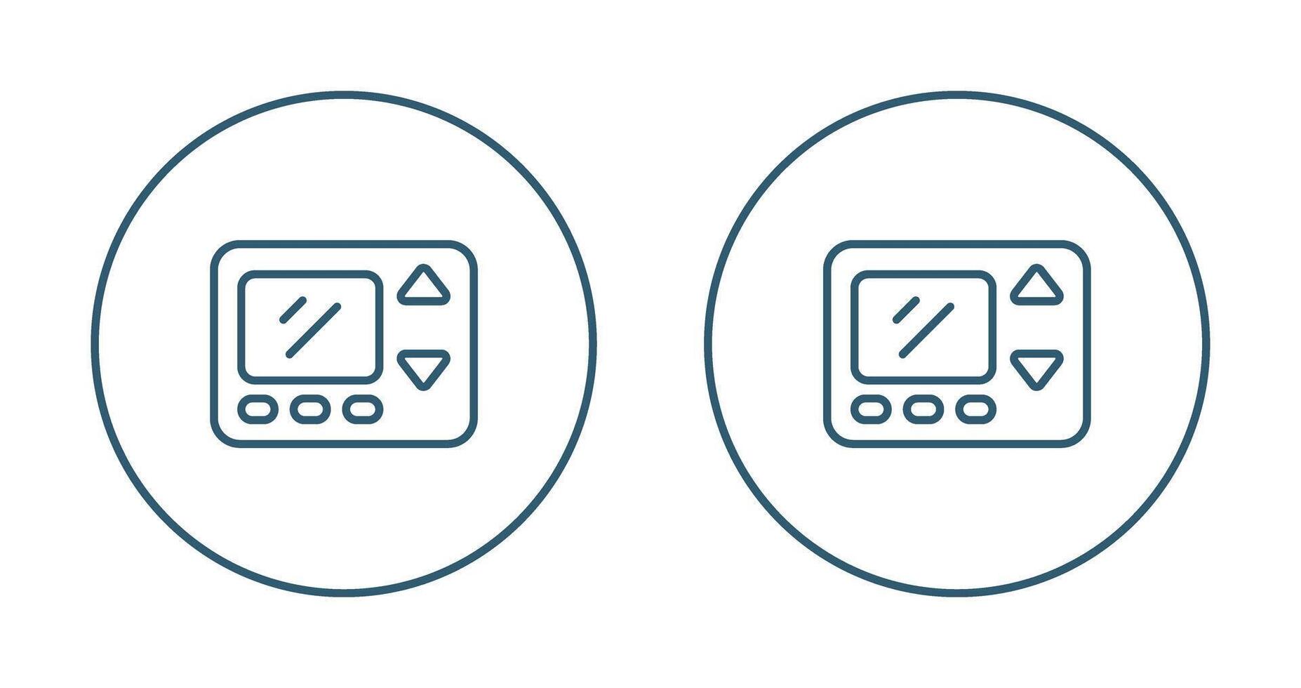 Smart Thermostat Vector Icon