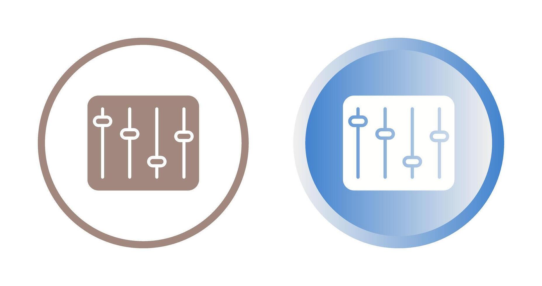 icono de vector de ecualizador