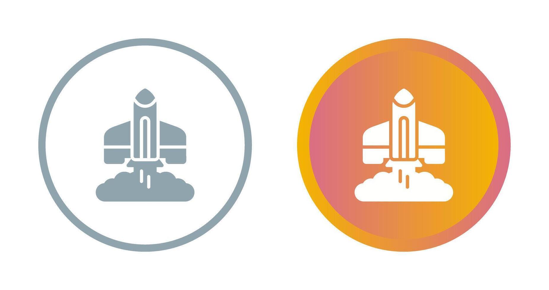 Rocket Launch Vector Icon