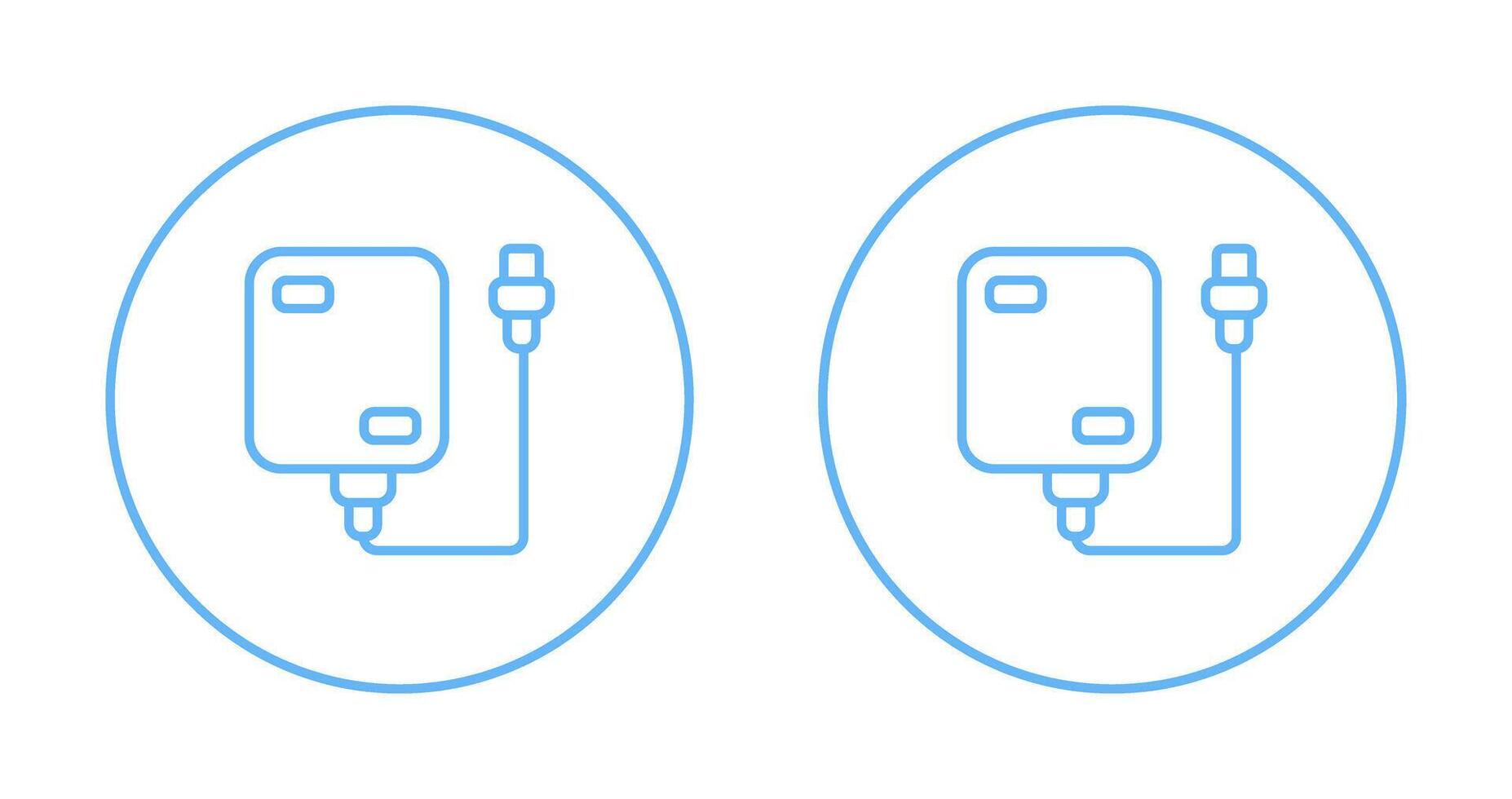 portátil difícil conducir vector icono