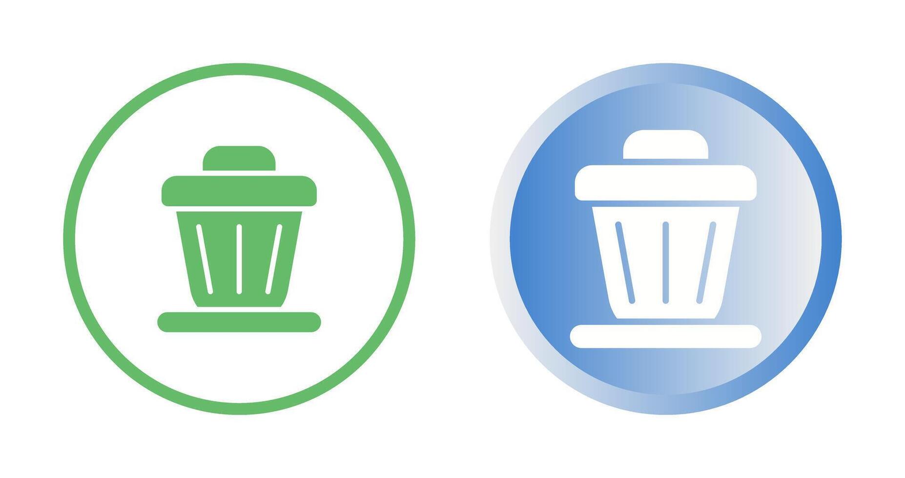 Trash bin Vector Icon